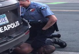 ‘Please, I can’t breathe’: US police officer filmed with knee on neck of motionless man who ...