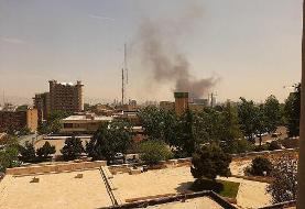 گنبد مسجد «مالک اشتر» ستاد ناجا دچار حریق شد