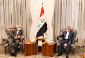 دیدار ظریف با رئیس ائتلاف فتح عراق