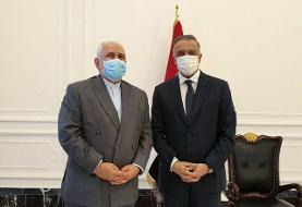 رایزنی ظریف با نخست وزیر عراق در بغداد