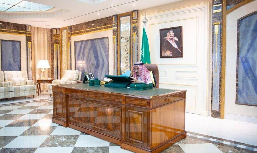 پادشاه عربستان از بیمارستان در نشست وزیران شرکت کرد