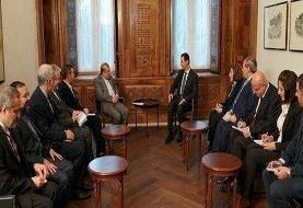 دستیار ارشد ظریف با بشار اسد دیدار کرد