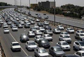 ترافیک سنگین در محدوده کرج - چالوس