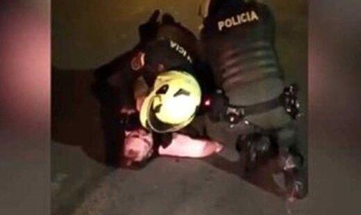 ببینید | اعتراض به قتل یک شهروند کلمبیایی به دست پلیس