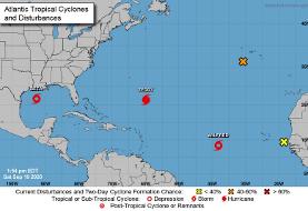 Juggling tropical Storms Wilfred, Beta, Hurricane Teddy and a new wave. That’s a record