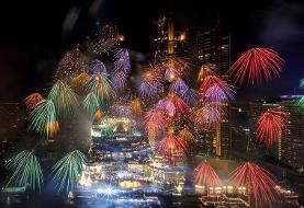 برگزاری جشن های آغاز سال ٢٠۲۱ میلادی در کشورهای مختلف جهان زیر سایۀ کرونا