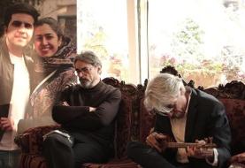 (ویدئو) ساز زدن کیهان کلهر با سه تار یکی از جانباختگان هواپیمای اوکراینی