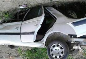۲ فوتی در حادثه واژگونی خودروی پرشیا