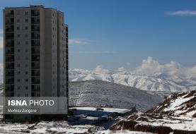 بارش و باد در انتظار تهران