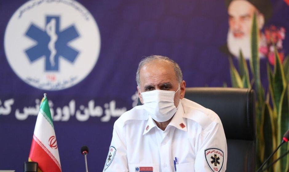 رئیس سازمان اورژانس: هر روز ۲۲ حادثه پر تلفات ترافیکی اتفاق می‌افتد