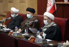 تصاویر | گفت‌وگوی علی لاریجانی و حدادعادل در حضور جلیلی و عارف