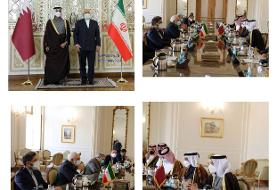 وزیر خارجه قطر با ظریف دیدار کرد
