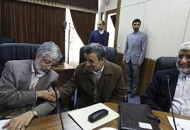 حدادعادل آب پاکی را روی دست احمدی‌نژاد ریخت /تکلیف روشن است، تایید صلاحیت نمی شوی!
