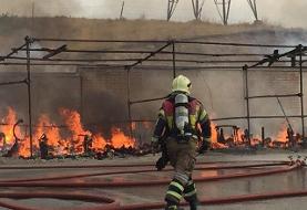 جانباختن مرد ٩٠ ساله در آتش سوزی مغازه متروکه
