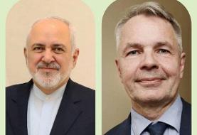 دعوت ظریف از وزیر خارجه فنلاند برای سفر به تهران