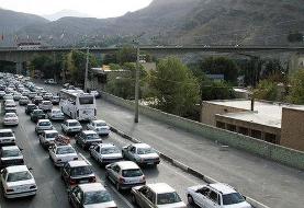 ترافیک نیمه‌سنگین در ۳ جاده شمالی