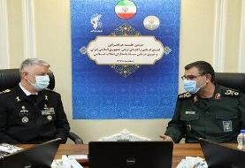 تفاهم‌نامه‌ای که میان فرماندهان نیروی دریایی ارتش و  سپاه امضا شد