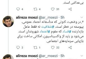 ضرورت شفافیت در روند واکسیناسیون