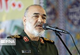 فرمانده سپاه: 
استراتژی ما توسعه‌ی قلمرو دفاعی در اعماق وسیع و در ارتفاع بالاست