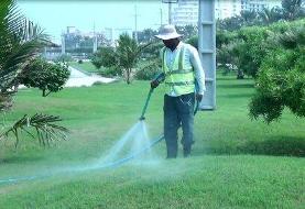 تبدیل پارکینگ غیرمجاز شمال تهران به فضای سبز