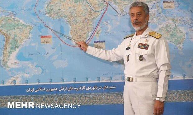 حضور مقتدرانه ناوگروه «نداجا» برای اولین بار در اقیانوس اطلس
