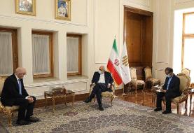 دیدار خداحافظی سفرای بلاروس، انگلیس و فنلاند با ظریف