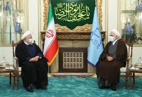روحانی با رئیس جدید قوه قضائیه دیدار کرد