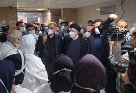 رئیس جمهور از بیمارستان رازی اهواز بازدید کرد