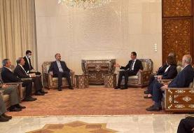 دیدار وزیر خارجه ایران با بشار اسد