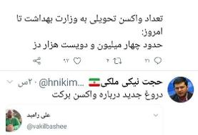 تکذیب ادعای تزریق واکسن 