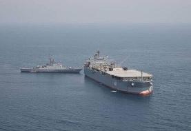 ببینید | ورود ناوگروه ۷۵ به آب‌های سرزمینی ایران