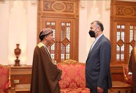 دیدار امیر عبداللهیان با معاون سلطان عمان