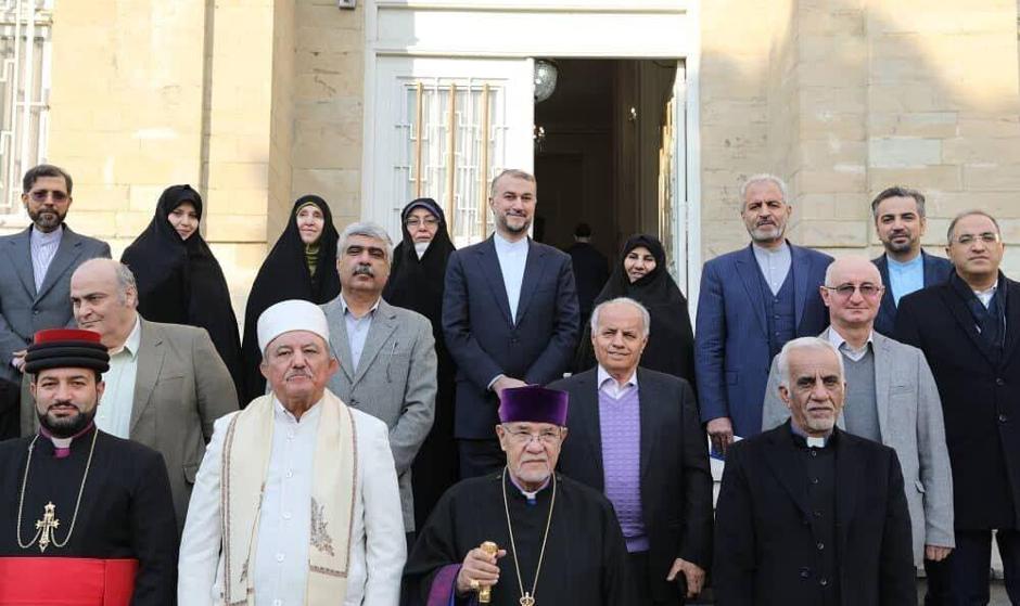 عکس | دیدار امیرعبداللهیان با رهبران ادیان | اولویت مهم دولت در مورد ...