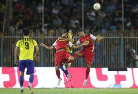 پرسپولیس صفر - تراکتور صفر در پایان نیمه نخست