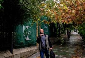 وزش باد و بارش پراکنده در تهران