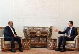 رستم قاسمی با بشار اسد دیدار کرد