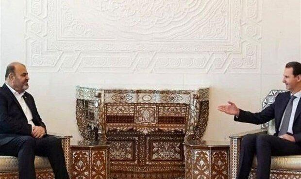 رستم قاسمی با بشار اسد دیدار کرد