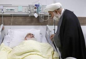 رئیس دفتر رهبر انقلاب از آیت‌الله نوری همدانی عیادت کرد