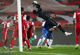 استقلال ۲ - پرسپولیس ۲؛ داربی جذاب با نمایش ضعیف دروازه‌بان‌ها