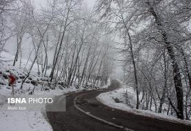 برف و باران در جاده‌های ۲۳ استان کشور/ ترافیک پرحجم در ۴ محور و افزایش ترددهای بین‌شهری