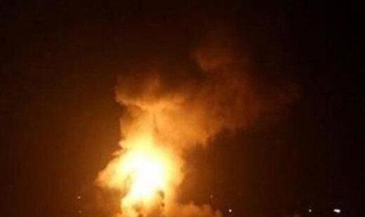 آتش سوزی در پی حمله به محوطه حفاظت شده مهمانسرای شرکت پتروشیمی ره آوران فنون  پتروشیمی ماهشهر