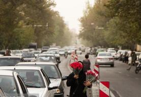 هوای ناسالم تهران در برخی مناطق پرتردد