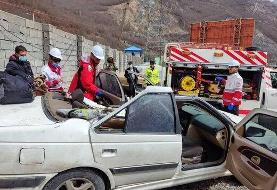 خودرو سواری حامل ۱۶ مهاجر افغان چپ کرد و ۴ نفر کشته شدند
