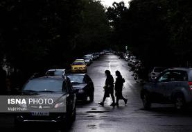 وزش باد شدید و رگبار باران فردا در تهران