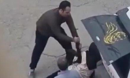 هرج و مرج؟ ضرب و شتم زن دزفولی در روز روشن توسط فرد مسلح