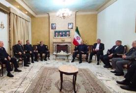 دیدار امیرعبداللهیان با رهبران گروه های فلسطینی در بیروت