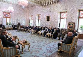 دیدار وزیر، معاونان و مدیران ارشد وزارت خارجه با قالیباف