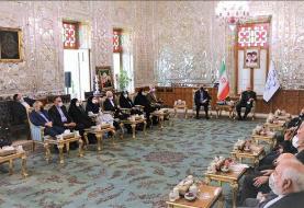 دیدار وزیر، معاونان و مدیران ارشد وزارت خارجه با قالیباف