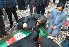 وداع با شهدای جنایت اخیر رژیم صهیونیستی