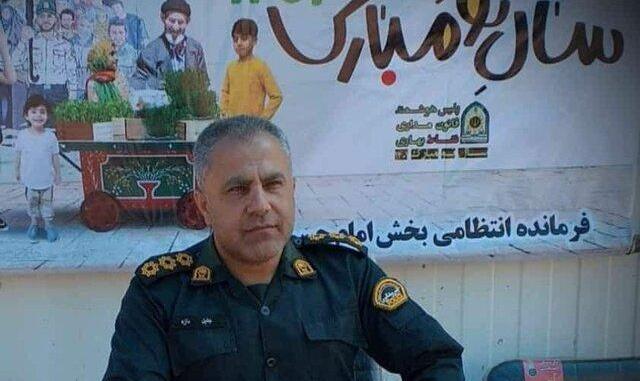 تصویر دومین مامور پلیس دیلیم که به رگبار بسته شده بود